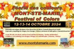 Féerie des couleurs Mont Ste-Marie 2024