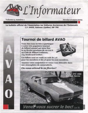 Volume 9, Numéro 1