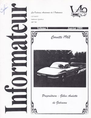 Volume 3 - Janvier 1995_Couverture